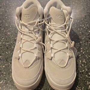 UGG Cream High-Top Sneakers